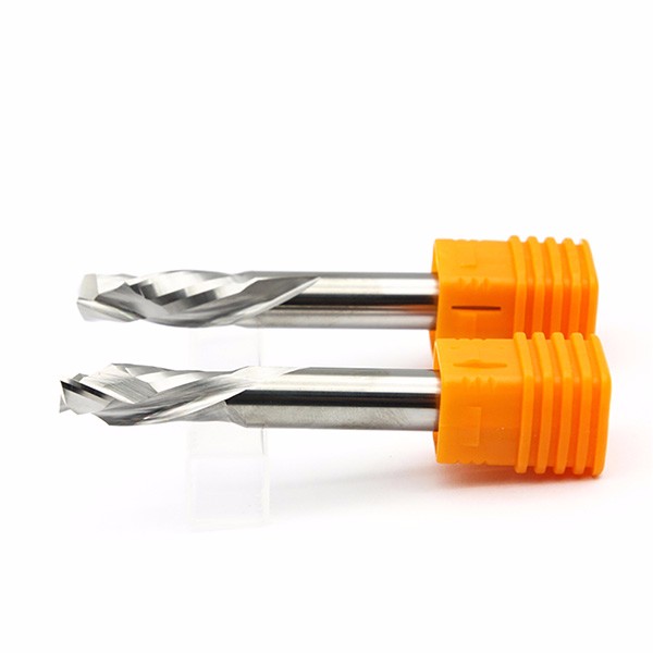 Solid carbide compression router bits